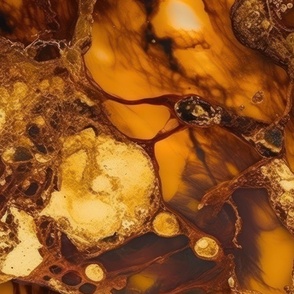 Amber and Gold Alcohol Ink 2