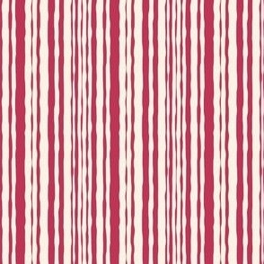 Hand Drawn Stripes - Pantone 2023 Viva Magenta - Small