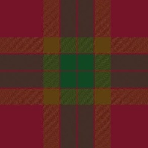 Glen Shee trade tartan, 6" muted colors