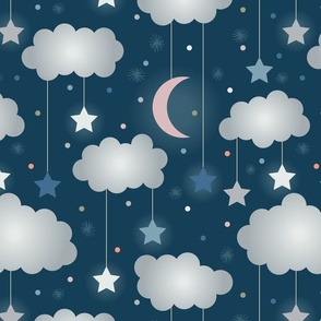 night sky clouds and stars-large