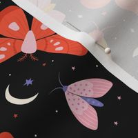 Moonlight Moths - Pink