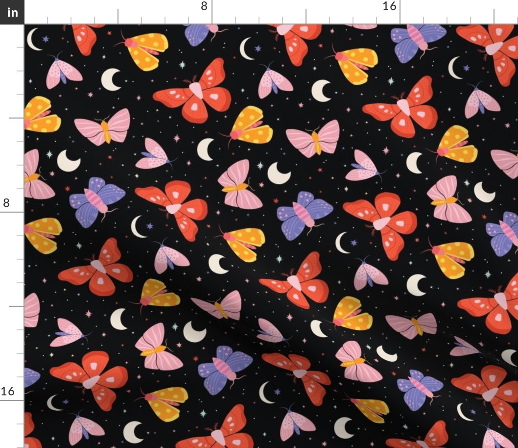 Moonlight Moths - Pink