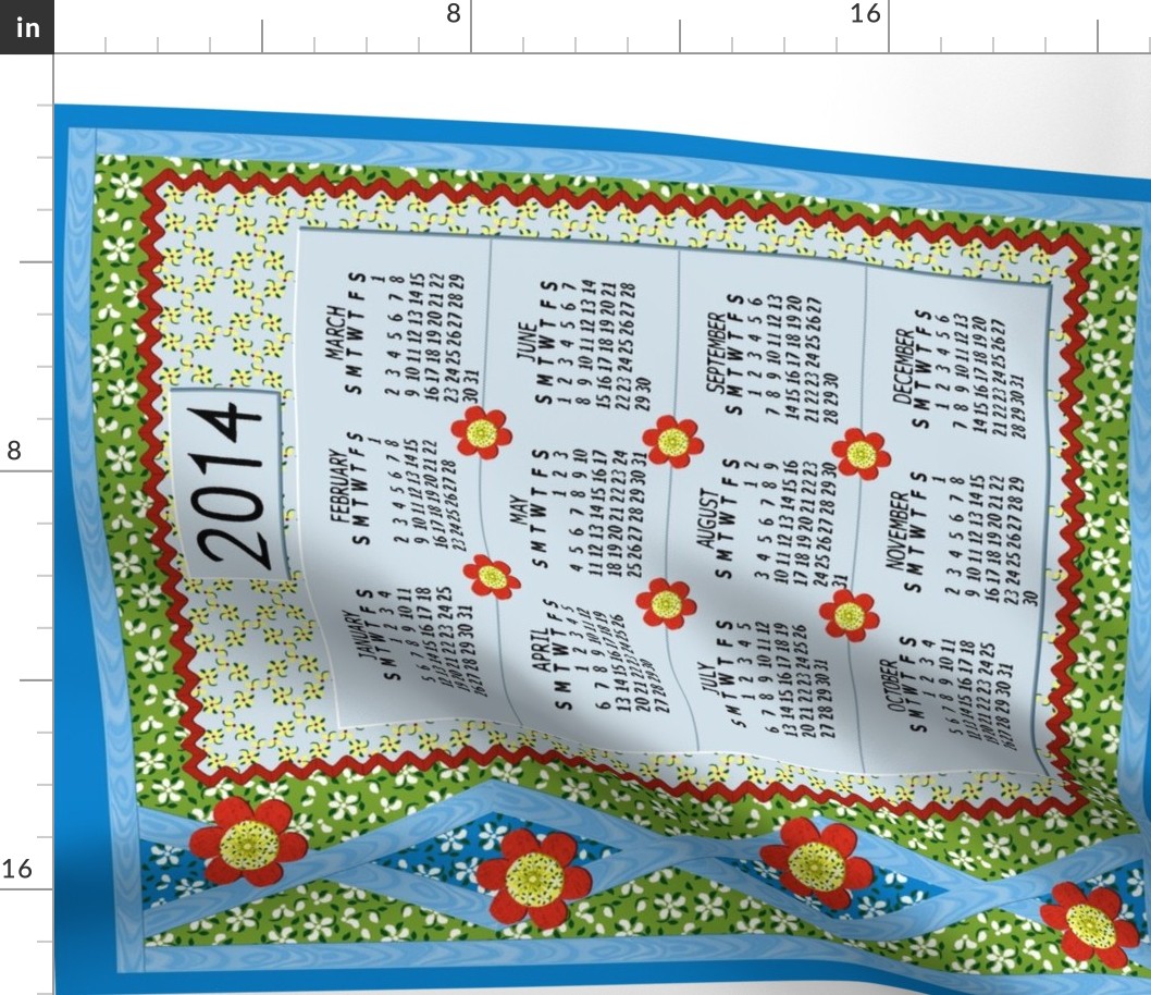 Flood_of_Flowers__Layered_Applique_Calendar_2014 S