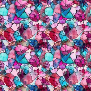 Pink and Blue Seaglass 4