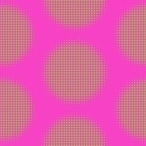 Halftone pattern / hot pink 