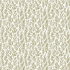 willow (small) - olive on white