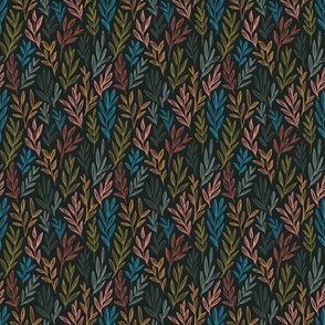 willow (small) - dark multicolor