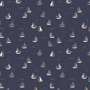 4.5x4.5_Little Boats Navy with white blue and tan