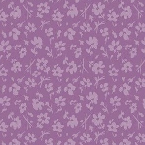 Clara Ditsy Floral mauve small