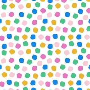 Wonky Rainbow Dots - Small