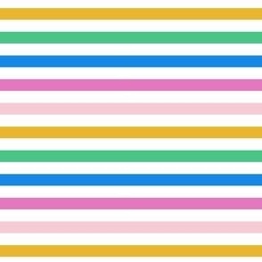 Rainbow Summer Stripes - Medium