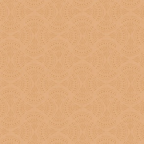 Small | Textured Boho Pattern in Mustard