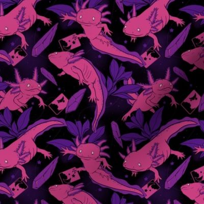 Purple Cosmic Axolotls