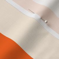 Orange and Teal Vertical Stripes