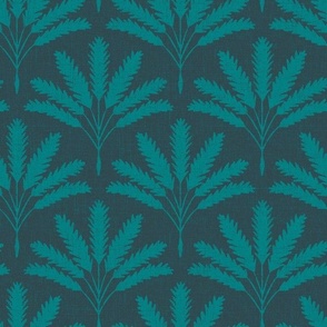 Small | Scallop Palm Tree in Pantone Ultra Steady