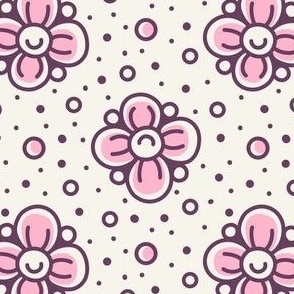 2794 C Medium - simple doodle flowers