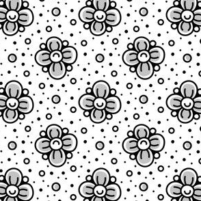 2794 E Small - simple doodle flowers