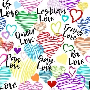 Pride Love Scribbles