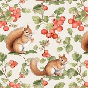 Squirrels and Berries