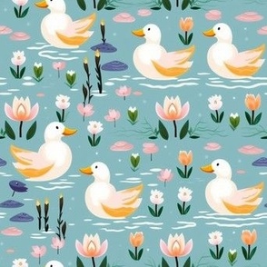 Ducks in a Pond