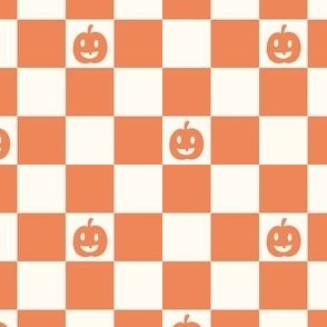 Checkers Jack o Lantern