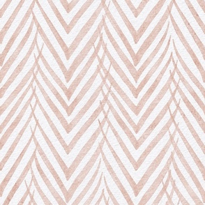 palm leaf stripe I - botanical chevron - watercolor neutral herringbone - modern neutral botanical wallpaper