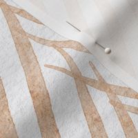 palm leaf stripe IV - botanical chevron - watercolor neutral herringbone - modern neutral botanical wallpaper