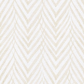 palm leaf stripe V - botanical chevron - watercolor neutral herringbone - modern neutral botanical wallpaper