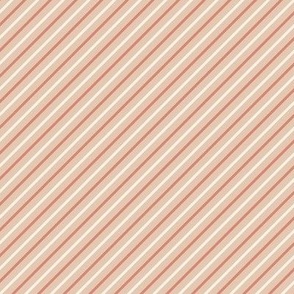 Diagonal Stripes - Small - Pink