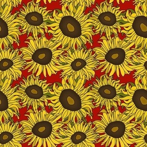 Sunflowers 2.0 Red Small