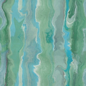 Ocean Green and Blue Marble