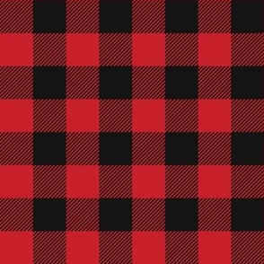 Red and Black Christmas Buffalo Plaid