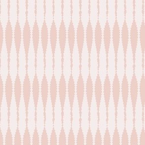 Pink and salmon stripes tone on tone coordinate for painted garden
