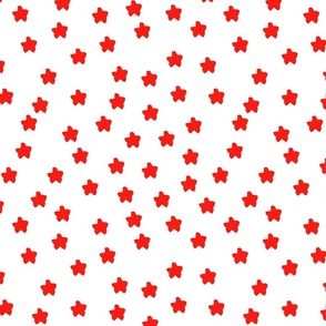 Red stars - medium