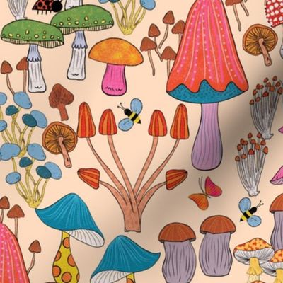 Little Whimsy Mushrooms - medium