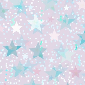 Pastel Stars and Confetti - Sweet Dreams Bedding 