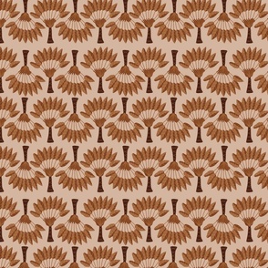 Palm trees in brown colors - medium