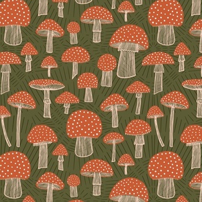 Mushrooms Green