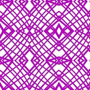 Purple Geometric Lines