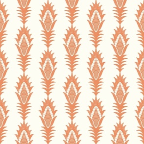 Flame Flower in Peach Orange