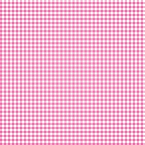 Hot Pink Gingham Plaid 3 inch