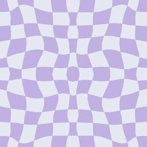 Lavender Checkered Star