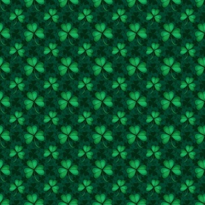 Shamrock Toss and Turn (dark green small scale) 