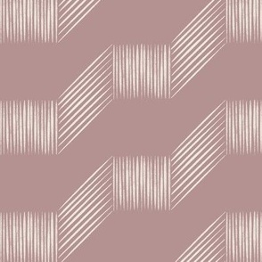 folded _ creamy white_ dusty rose pink _ lines