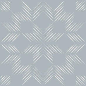 Lines _ Creamy White_ French Gray Blue 02 _ Geometric