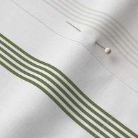 Modern  Green Stripe - mini scale pattern