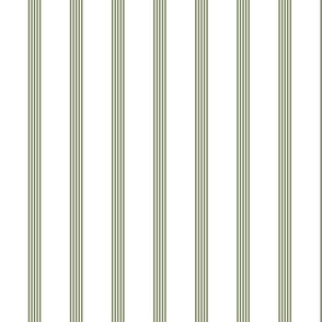 Modern  Green Stripe - mini scale pattern