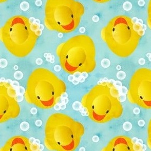 Rubber Ducks in the Bath Pattern