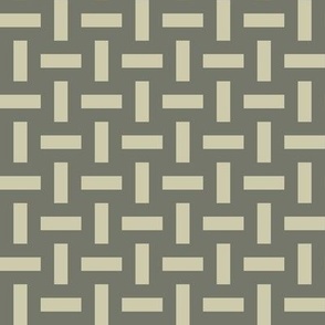 Simple Rectangles | Limed Ash, Light Sage Green | Geometric Weave
