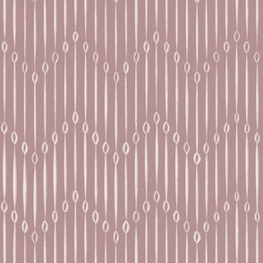 zigzag _ creamy white_ dusty rose pink _ brush stroke chevron stripe